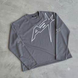 Áo Thun phông Tay Dài AASTUDIO logo l66 in 5D longtee boxy dáng rộng nam nữ LONGSLEEVE  AM125 3