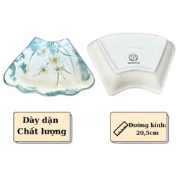 Bộ bát đĩa cúng gia tiên hoa mặt trời  thương hiệu gochy gốm sứ cao cấp - Họa tiết hoa thủy tiên 7