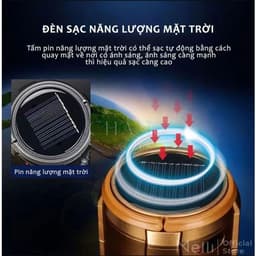 Đèn Bão Kiêm Quạt 9299 Năng Lượng Mặt Trời và Đèn Cắm Trại Năng Lượng Mặt Trời 3in1 SZ-03 7