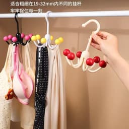 Móc treo đồ lót,Tất vớ đa năng 6 móc Móc phơi quần áo Tiết Kiệm Không Gian Nhà Ký Túc Xá 2