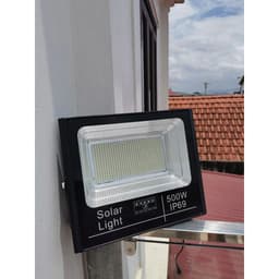 (COMBO 2 BỘ) Đèn PHA LED 500W-Năng Lượng Mặt Trời Nhôm Đúc 831 CHIP LED 5730 Chiếu Sáng 12-14 tiếng Kháng Nước IP69. 3