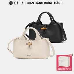 [Tặng hộp 20.10] Túi xách nữ ELLY EL398 túi xách tay đeo vai đeo chéo da tổng hợp cao cấp chính hãng 1