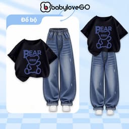 Đồ bộ bé trai BabyloveGO, set quần áo cho bé trai đi học, đi chơi phong cách Hàn Quốc 6