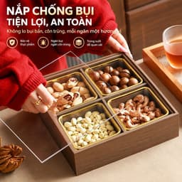 Khay Đựng Bánh Kẹo, Mứt Tết Sang Trọng Mẫu Mới 2027 Để Bàn Tiếp Khách 3
