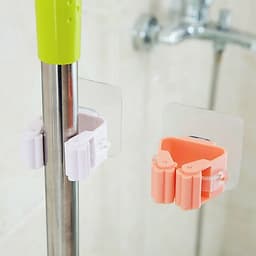 3 Móc Dán Tường Kẹp Giữ Cây Lau Nhà / Móc Treo Chổi, Treo Ô, Đồ Dùng 1626 Shop Đức Tài Store 5