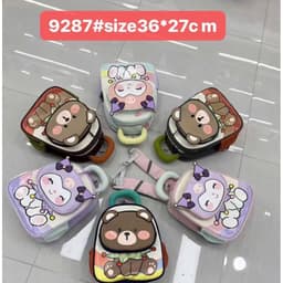 Balo mầm non hình cute đáng yêu nhiều màu xinh 36x27x12 cm 7
