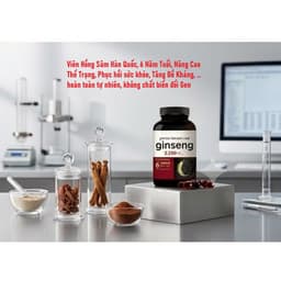 Viên Hồng Sâm Đỏ Hàn Quốc 6 Năm Tuổi, NatureBell Panax Ginseng 2250mg, Chống Oxy Hóa, Tăng Đề Kháng | GIÁ CỰC RẺ   4