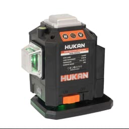 1 Máy cân bằng laser HUKAN G2-TLS12A, Led Laser 12 Tia xanh siêu sáng, Phạm vi hoạt động 25M, Chân pin phổ thông 3