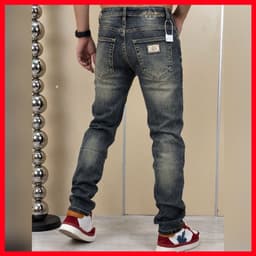 QUẦN JEAN NAM CAO CẤP,WASH BẠC CÁ TÍNH,LÊN FORM ÔM DÁNG,DỄ KẾT HỢP NHIỀU OUTFIT QJ-5190 VIC 6