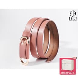 [Tặng hộp 20.10] Thắt lưng nữ ELLY ED57 khóa luồn dây da thật cao cấp dây nịt nữ thời trang chính hãng 1