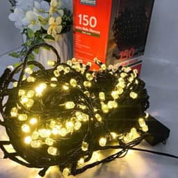 MỚI Bộ Đèn Nháy 40m Led Kim Cương, Dây Led 40m 4 Lõi Đồng, 4 Chế Độ Nháy. Đèn Nháy Trang Trí Decor Phòng 6