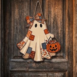 REEMOOR Halloween Chào Mừng Dấu Hiệu Cửa, Tấm Cửa Trang Trí Ngoài Trời kích thước 30cm 3