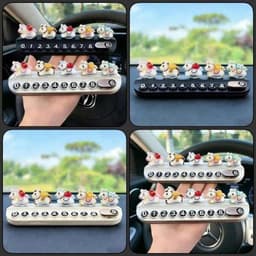 Bảng sốđiệnthoại Hình dễ thương 2026 Trang Trí Taplo Ôtô Thiết Kế xᶖnh Xắn, đáng yêu VOICON-[NHI99] 7