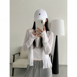 Áo Khoác Cardigan Nữ Mỏng Tay Dài Cài Cúc Viền Ren, Áo Chống Nắng Đi Học Đi Chơi Ulzzang Hàn Quốc Hot Trend 5
