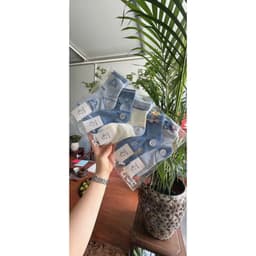 (1-12 tuổi) Sét 10 đôi tất cá sấu xanh chất đẹp cho bé 1-12 tuổi 5