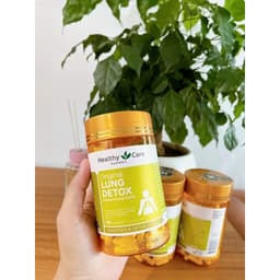 Viên uống giải độc phổi Healthy Care Lung Detox, 180 viên, Úc, thanh lọc, bổ phổi cho người từ 18 tuổi trở lên (Phổi HC) 3