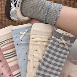 🧦 SET 10 ĐÔI TẤT VỚ NỮ HỌA TIẾT HOẠT HÌNH DỄ THƯƠNG 3