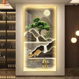 Tranh 3D Decan Dán Tường CoriHome Trang Trí Nhà Cửa Sẵn Keo (kích thước 0.6m x 1.2m) 3