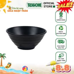 Combo Bát Loe Việt Nhật Chén Ăn Cơm Nhựa Cao Cấp 6805/6, Bộ Chén Đựng Cơm Canh Gia Đình - TADAHOME 1