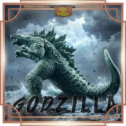 Tượng Godzilla vua quái thú đá sa thạch ST0299 - Tượng deco, trang trí tiểu cảnh, bán cạn, terrarium 4