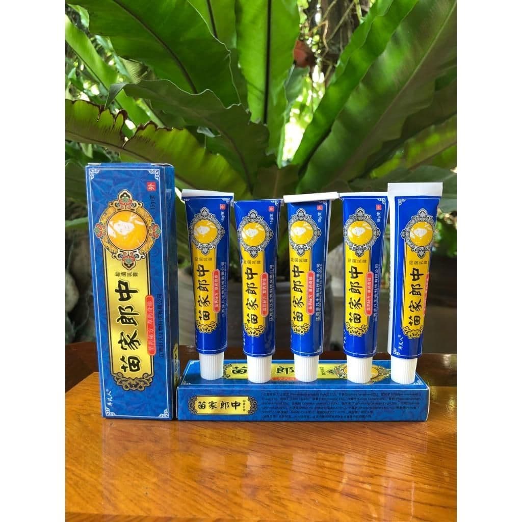 Combo 5 tuýp kem bà lão xanh bôi nấm ngứa, hắc lào, chàm khô da(Ng.AnhShop)