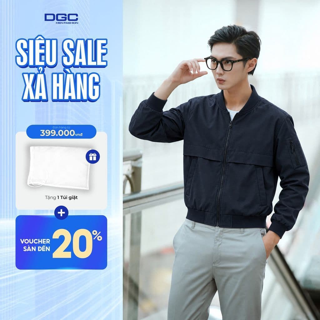 Áo Khoác Bomber Nam Cổ Bo Dệt Cao Cấp - Áo Khoác Dù Nam 2 Lớp Phong Cách Hàn Quốc Lịch Lãm WAJKBF162M