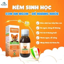 Lipozinc- Kẽm hữu cơ Giúp Bé Ăn Ngon, Tăng Cường Sức Đề Kháng (siro và nhỏ giọt) 4