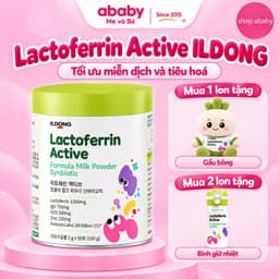 Lactoferrin Active ILDONG Hàn Quốc, Bổ Sung Lactoferrin, IgG, Lợi Khuẩn Và Kẽm, Hỗ Trợ Tăng Cường Đề Kháng Cho Bé 1
