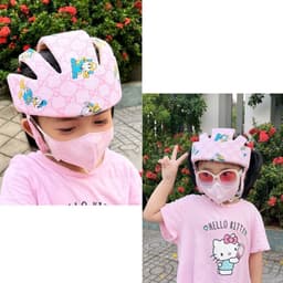 Nón bảo hiểm tập đi cho bé - mũ bảo vệ đầu bé tập bò an toàn, thoáng khí 5