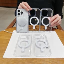 Ốp Sạc Không Dây Từ Tính Ốp lưng iPhone Cho Iphone 7 xs xr 11 12 13 14 15 16 Pro Max Plus Vỏ Cứng Chống Sốc Trong Suố 7