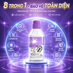 Nước Tẩy Rửa Máy Giặt / Bột Tẩy Cặn Và Khử Mùi Lồng Giặt 3 Trong 1 / Nhẹ Nhàng Với Máy / Không Cần Tháo Rời Hoặc Xả Lại 4