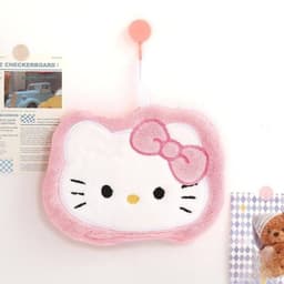 Khăn Lau Tay Hình Gấu Dễ Thương Có Móc Treo 3D Mềm Mịn Thấm Hút Nước Trang Trí Nhà Bếp Phòng Tắm 3