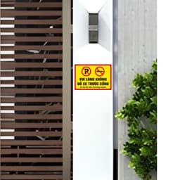 [Hỏa Tốc] Biển Báo "Vui Lòng Không Đỗ Xe Trước Cổng - Có Xe Ra Vào Thường Xuyên 7