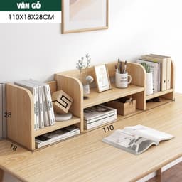 Kệ sách để bàn đa năng trang trí bàn học bàn làm việc cực xinh thương hiệu Luxfurni- LUX16 9