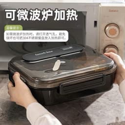 Hộp Đựng Cơm 5 Ngăn Inox 316 Cao Cấp Chống Mòn Siêu Bền VOICON-[KN78] Dành Cho Văn Phòng & Suất Ăn Công Nghiệp 5
