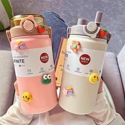 Bình giữ nhiệt BOSS 1000ml,ly giữ nhiệt có ống hút, lõi inox 316 cao cấp, giữ nhiệt 12-24H không đổ mồ hôi VOICON-LA22 2
