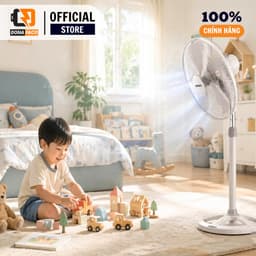 Quạt Đứng Senko Dts1603 60w Motor Lõi Đồng, 5 Cánh 39cm, 3 Tốc Độ Gió, Điều Chỉnh Chiều Cao Chính Hãng 3