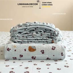 Bộ Ga Gối Lumicottice Dệt Tơ Tằm Mới 2026 Thoáng Mát Êm Ái Họa Tiết Thanh Lịch Sang Trọng Decor Phòng Ngủ- LINHHAN.DECOR 4
