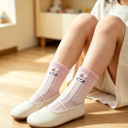 Set 10 Đôi Tất  Cổ Cao Trẻ Em Cotton Cho Bé Từ 1-12 Tuổi Hoạ Tiết Đáng Yêu Phù Hợp Bé Trai Và Bé Gái 5