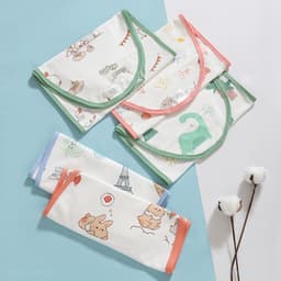 Khăn Quấn Bé Sơ Sinh Chống Giật Mình, Vải Cotton Thân Thiện Mềm Mại, Nhiều Hoạ Tiết, KT 35x80cm 7
