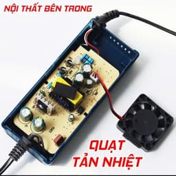 Sạc Đôi Adapter, Sạc Nhanh 3 Ah BS BOSSUN BS-PC0230A, Có Quạt Tản Nhiệt, 2 Cổng Sạc Bản Mạch To 4