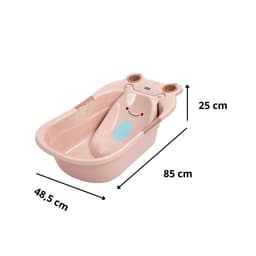 Chậu Tắm Cho Bé Việt Nhật 2203 Hình Ếch, Combo Chậu Tắm Nhựa Bền Đẹp An Toàn - DOMUS 9