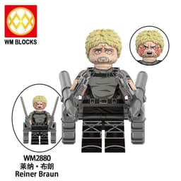 Minifigure Attack On Titan Đồ Chơi Lắp Ráp Mô hình Các Nhân Vật Truyện Tranh Attack on TiTan (WM6203) 7