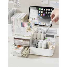 Hộp đựnġ dụng cụ học tập để bàn gọn gàng , Hộp đựnġ trang sức có ngăn kéo VOICON-[NHI66] 4