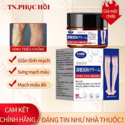 (Chính Hãng)  Kem hỗ trợ suy giãn tĩnh mạch Nhật Bản – Giúp lưu thông, giảm gân xanh và tình trạng tắc nghẽn mạch máu. 7