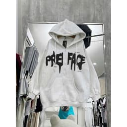 [ Rẻ vô địch ] Áo khoác nỉ form rộng tay bồng mũ hai lớp chữ GALIVE STUDIOU  -thuỷ thuý98 3