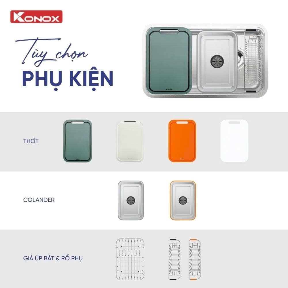 Chậu rửa bát Konox Tari Smart 8047PP