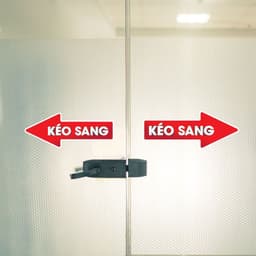 Decal Dán Mũi Tên Kéo Sang Đành Cho Cửa Kính Sticker Dán Cửa Kéo 5