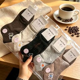 ​Tất Nữ Cổ Ngắn Trắng Viền Cầu Vồng Nicely (Combo 10 Đôi) - Vớ Nữ Cotton Co Giãn 4 Chiều Mềm Mại 7