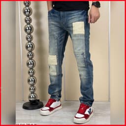 JEAN NAM PHỐI MẢNG,THIẾT KẾ NỔI BẬT,PHONG CÁCH CÁ TÍNH,DIỆN LÊN LÀ KHÁC BIỆT QJ-5161 VIC 2